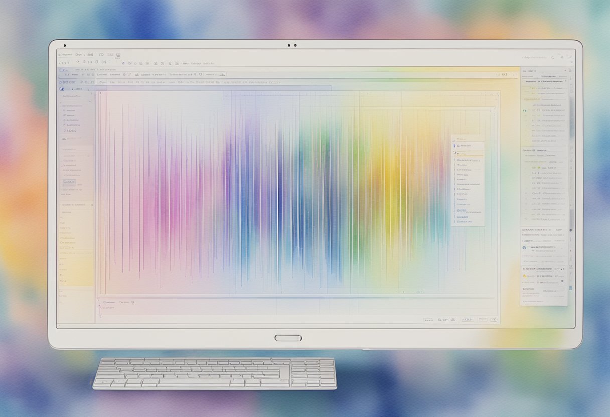 A computer screen displaying lines of code being optimized for faster loading times