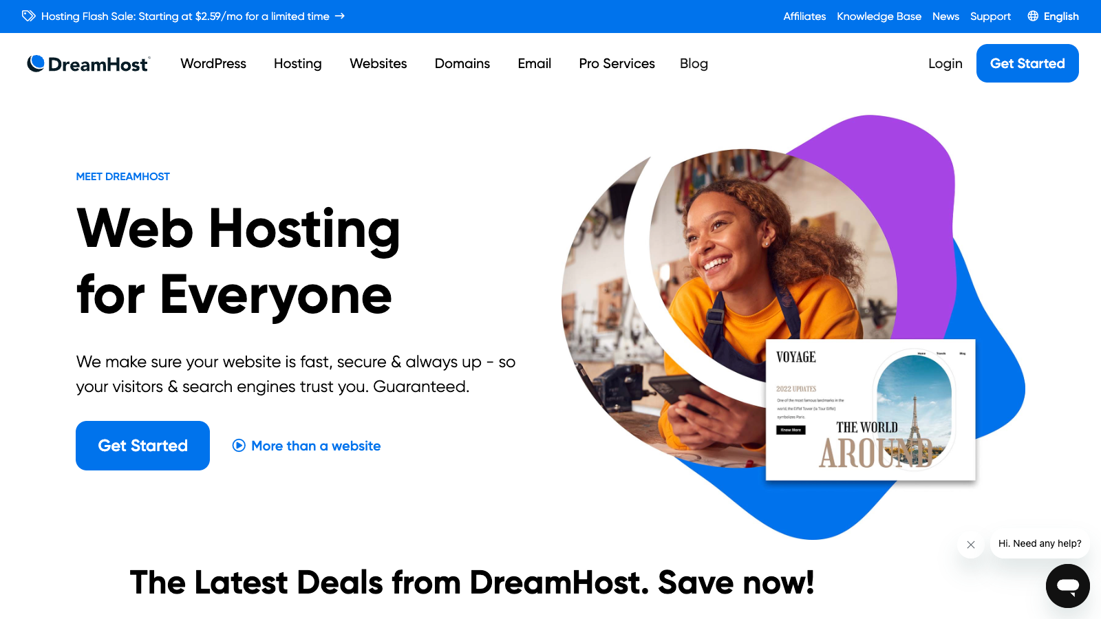 webhosting dreamhost