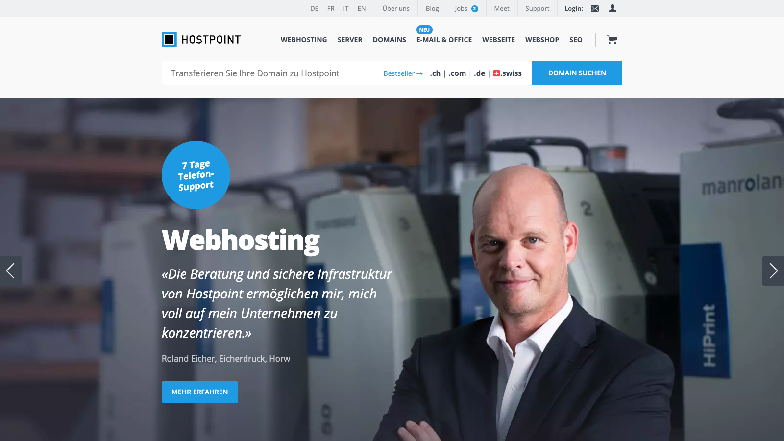 webhosting hostpoint